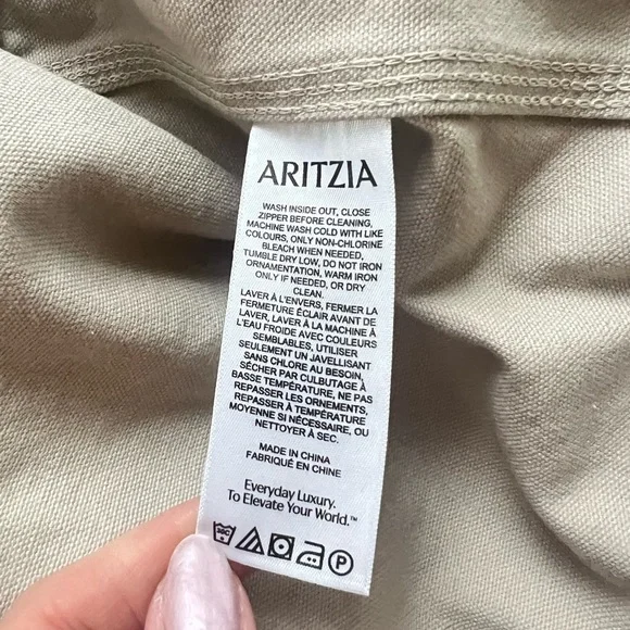 TNA Barkley Lightweight Jacket in Marcona Beige - Picture 6 of 7